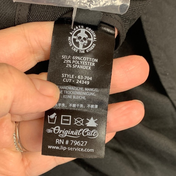 Widow size small lip service black blazer tail coat goth step in time - Picture 10 of 12